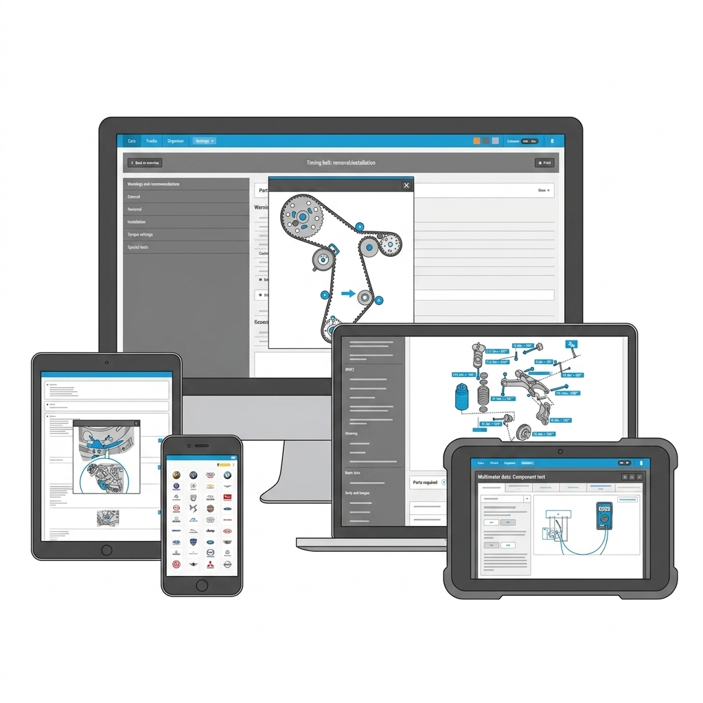 Repair database on desktop, laptop, tablet and phone